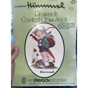 Authentic Hummel Cross Stitch 16 Designs Paragon Needlecraft 1980 Booklet 5073